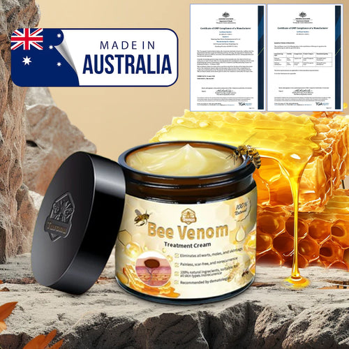 šā
TGA-REGISTERED | Turonu⢠Aussie Bee Venom Skin Treatment Cream
