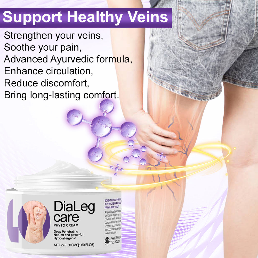🍁Approved by Health Canada🦵🏼Ourlyard® DiaLeg Care Phyto Cream – helps treat varicose veins, swelling, cramps, and leg pain