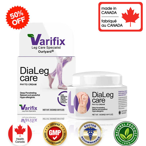 🍁Approved by Health Canada🦵🏼Ourlyard® DiaLeg Care Phyto Cream – helps treat varicose veins, swelling, cramps, and leg pain