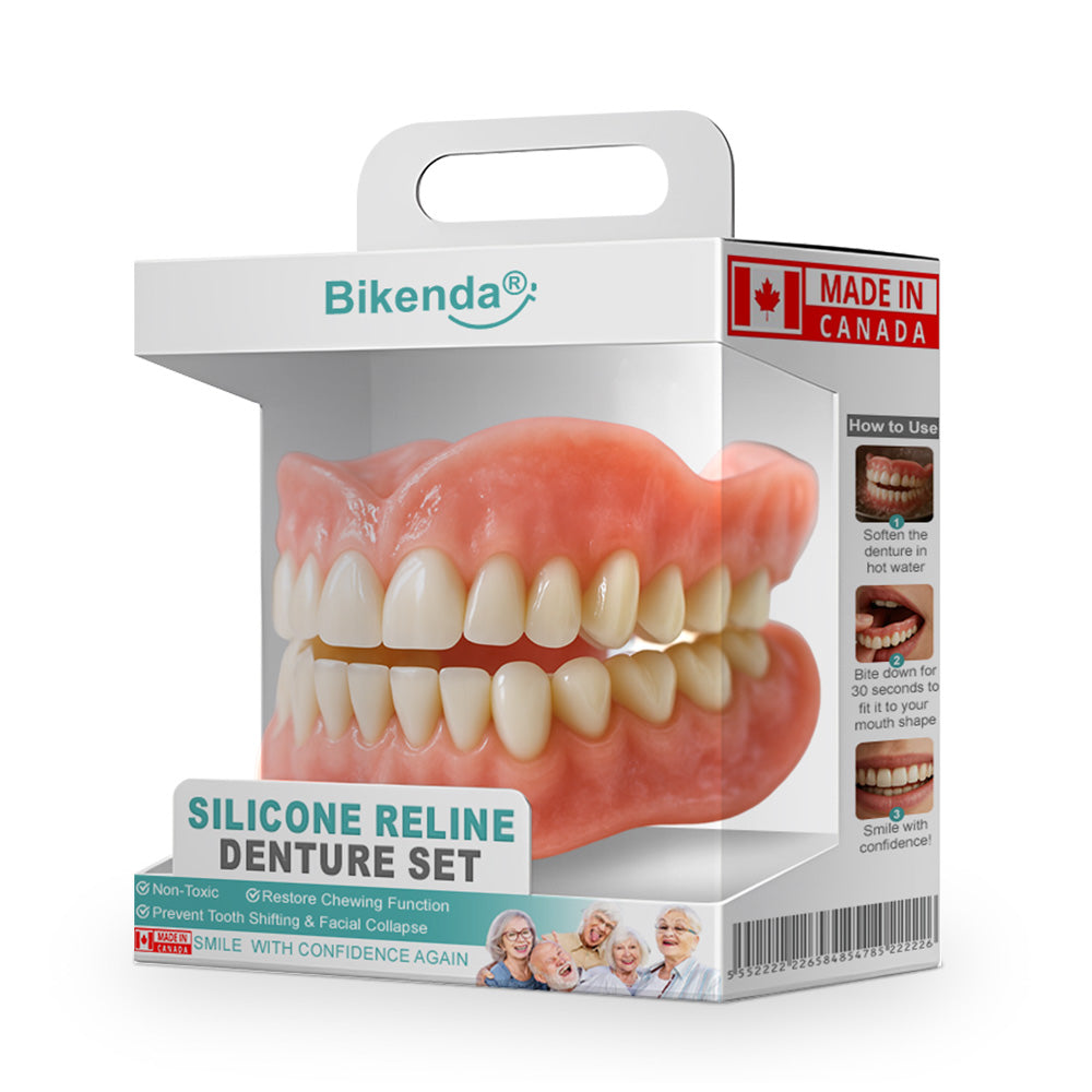💚🦷𝗕𝗶𝗸𝗲𝗻𝗱𝗮® 𝗔𝗱𝘃𝗮𝗻𝗰𝗲𝗱 𝗖𝘂𝘀𝘁𝗼𝗺𝗶𝘇𝗲𝗱 𝗙𝘂𝗹𝗹 𝗗𝗲𝗻𝘁𝘂𝗿𝗲 𝗦𝗲𝘁  (✅Clinically backed comfort-fit dentures — trusted by 8,000+ Canadians. )