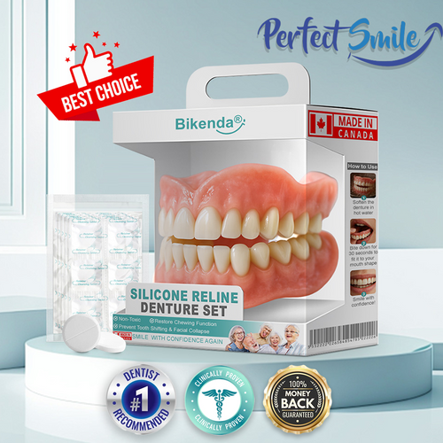 💚🦷𝗕𝗶𝗸𝗲𝗻𝗱𝗮® 𝗔𝗱𝘃𝗮𝗻𝗰𝗲𝗱 𝗖𝘂𝘀𝘁𝗼𝗺𝗶𝘇𝗲𝗱 𝗙𝘂𝗹𝗹 𝗗𝗲𝗻𝘁𝘂𝗿𝗲 𝗦𝗲𝘁  (✅Clinically backed comfort-fit dentures — trusted by 8,000+ Canadians. )