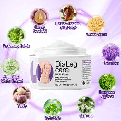 [🦵🏼Visible Results in Just 3 Days] Approved by Health Canada🍁Ourlyard® DiaLeg Care Phyto Cream – helps treat varicose veins, swelling, cramps, and leg pain