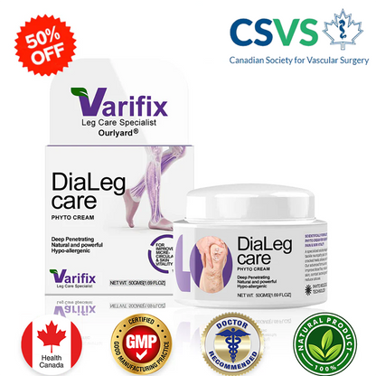[🦵🏼Visible Results in Just 3 Days] Approved by Health Canada🍁Ourlyard® DiaLeg Care Phyto Cream – helps treat varicose veins, swelling, cramps, and leg pain