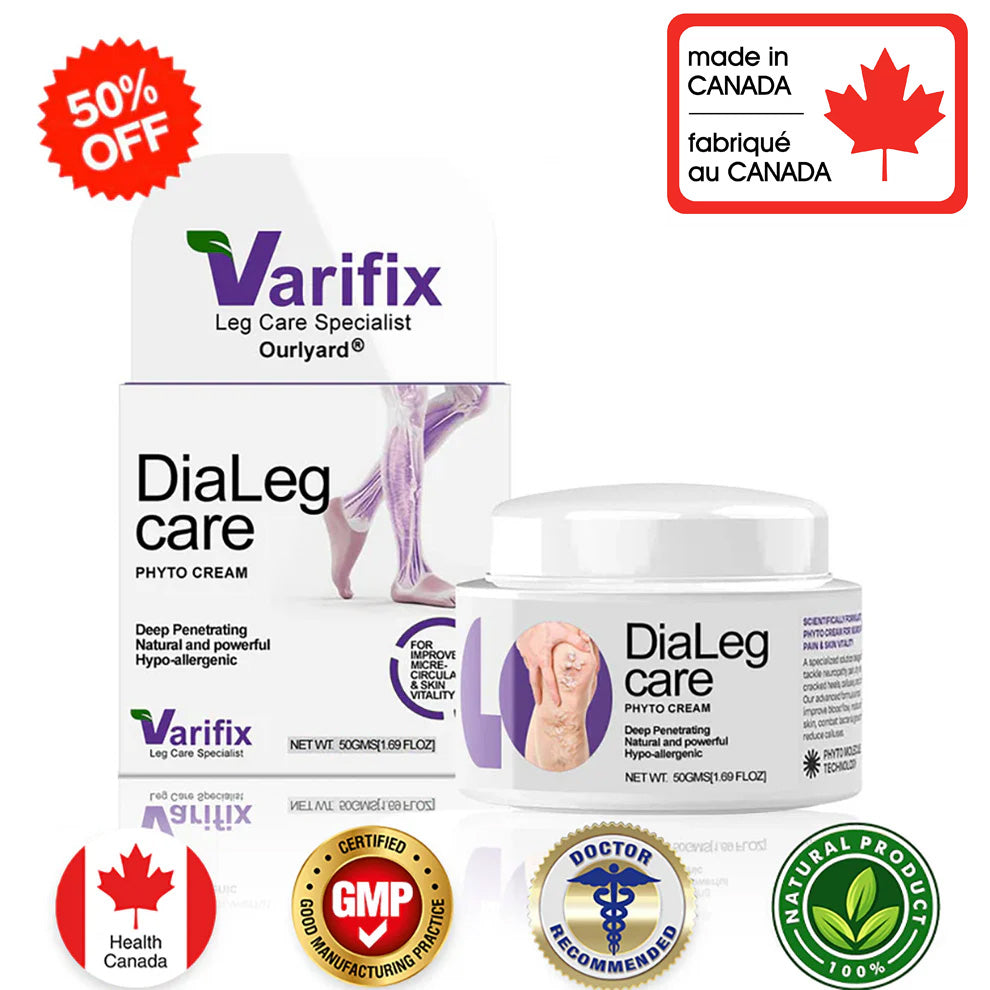 🍁Approved by Health Canada🦵🏼Ourlyard® DiaLeg Care Phyto Cream – helps treat varicose veins, swelling, cramps, and leg pain